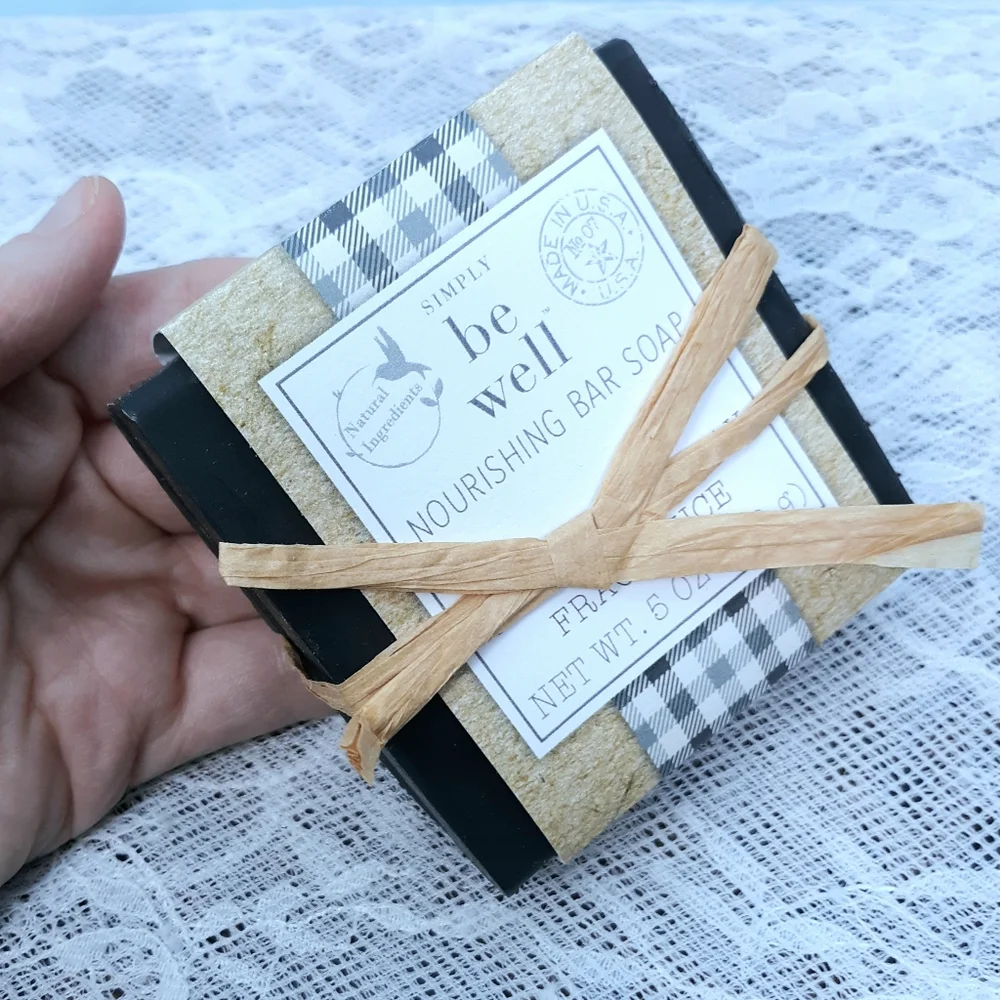 Spa Bundle 3 Black Charcoal Tea Tree Glycerin Bar Soap San Francisco Soap Co